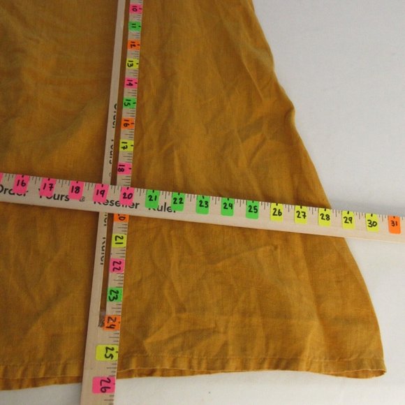 Bryan walker top SMALL sleeveless mustard yellow sleeveless top - Picture 6 of 8